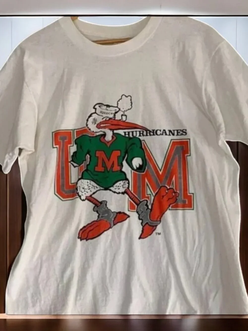 Vintage Style NCAA Miami Hurricanes Logo Shirt, University of Miami Shirt